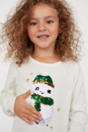  Sequin-motif jumper 8.00 €