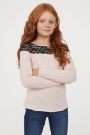  Jersey top with a lace yoke 6.00 €