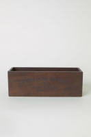 HM   Rectangular wooden box