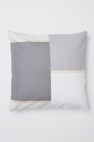 HM   Block-patterned cushion cover