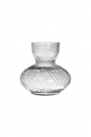 HM   Clear glass mini vase