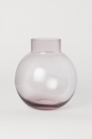 HM   Round glass vase