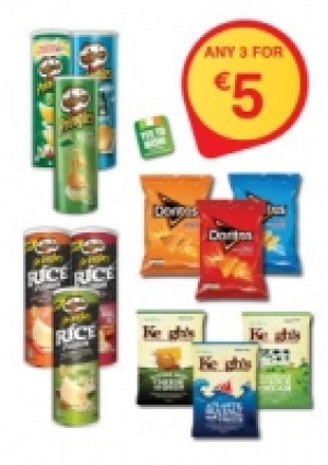 Spar  Selected Doritos Tortilla Chips Range, Keoghs Crisps 125g Ra