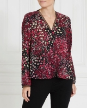 Gallery Lace Insert Sleeve Blouse