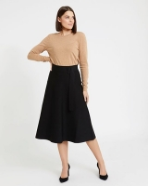 Paul Costelloe Living Studio Viscose Belt Skirt