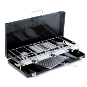Kampa Alfresco Double Gas Burner & Grill GA1200