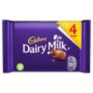 Tesco  Cadburys 117.2G Dymlk 4 Pack 14Ca