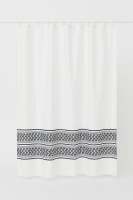 HM   Patterned shower curtain