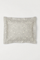 HM   Paisley-patterned pillowcase
