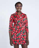 Dunnes Stores  Savida Belted Rose Print Dress