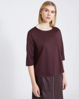 Dunnes Stores  Carolyn Donnelly The Edit Curved Hem Cotton Top