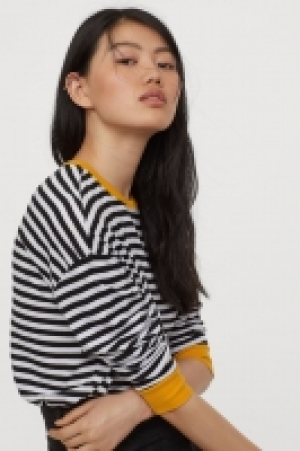 HM   Striped jersey top