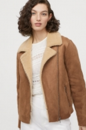  Pile-lined biker jacket 45.00 €