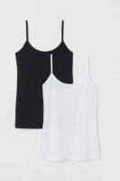 HM   2-pack jersey strappy tops
