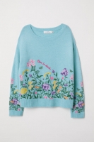 HM   Knitted jumper with embroidery
