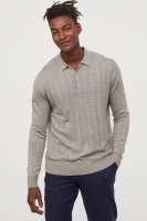 HM   Long-sleeved wool-blend jumper