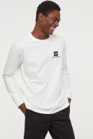 HM   Long-sleeved cotton top