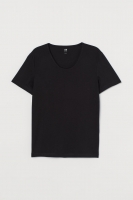 HM   Low-necked T-shirt Slim Fit