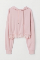 HM   Short hooded top with lace