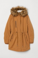 HM   Padded parka with a hood