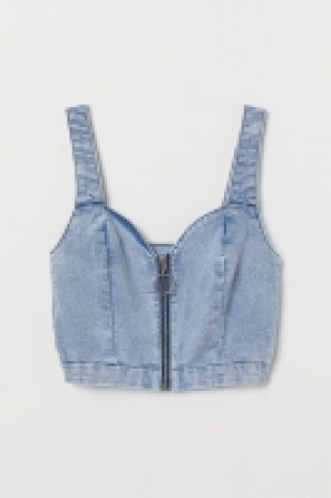 HM   Denim bustier