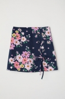 HM   Patterned twill skirt