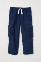 HM   Cotton poplin cargo trousers