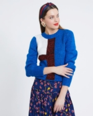 Dunnes Stores  Savida Lurex Panel Jumper