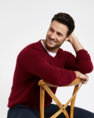 Paul Costelloe Living Red Cashmere V-Neck Jumper 60.00 €