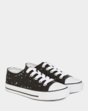 Glitter Toe Cap Shoes