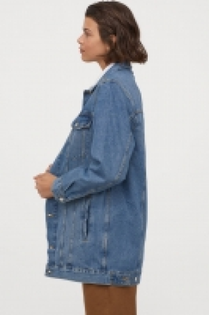 HM   Long denim jacket