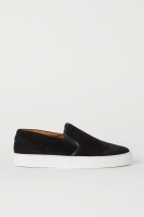 HM   Suede slip-on trainers