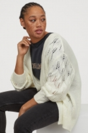 HM   Hole-knit cardigan