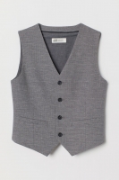HM   Linen-blend suit waistcoat