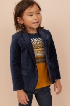 HM   Cotton velvet jacket