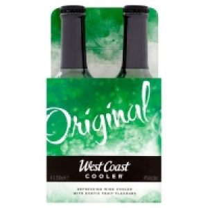 Centra  West Coast Cooler Cluster 4 Pack 250ml