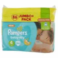 EuroSpar Pampers Baby Dry Jumbo+ Range