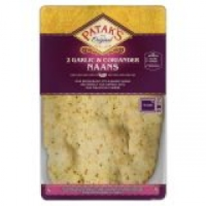 Pataks Original Garlic & Coriander Naans