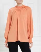 Dunnes Stores  Gallery Ruffle Neck Top
