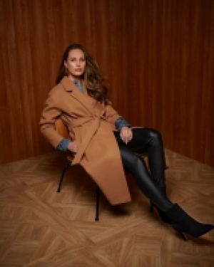 Gallery Belted Wrap Coat