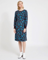 Dunnes Stores  Carolyn Donnelly The Edit Two-Tone Floral Print Dress