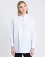 Dunnes Stores  Carolyn Donnelly The Edit Zip Detail Shirt