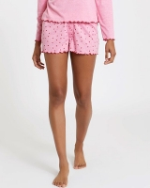 Heart Print Shorts