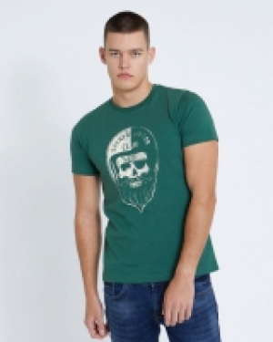 Dunnes Stores  Paul Galvin Green Biker Tee Shirt