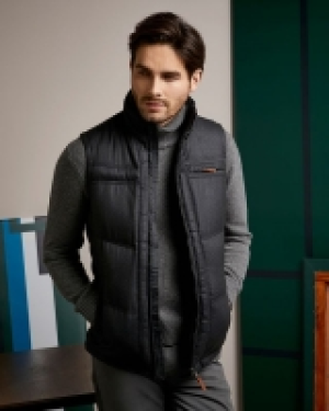 Dunnes Stores  Paul Costelloe Living Herringbone Wool Look Gilet