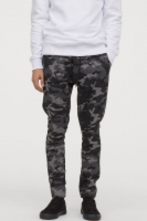 HM   Patterned cotton joggers