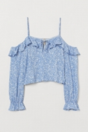  Patterned cold shoulder blouse 8.00 €
