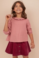 HM   Frill-collared blouse
