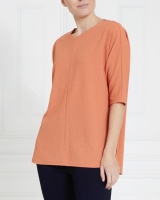 Dunnes Stores  Gallery Textured Round Neck Top