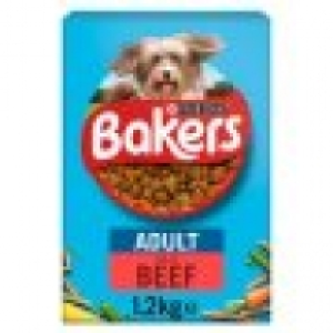 Tesco  Bakers Dog Food Beef & Vegetables 1.2